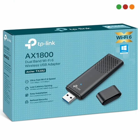 Red Inal - Adap. USB 3.0 TX20U | AX1800 | Dual Band | WiFi | Archer | TP-LINK - Imagen 4