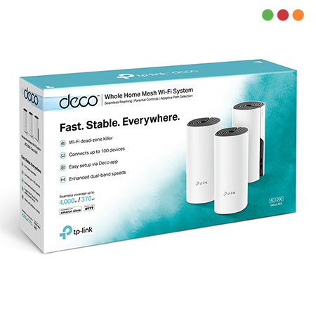 Red Inal - Deco M4 Mesh Dual Band 5 | AC1200 | Pack x3 |TP-LINK - Imagen 4