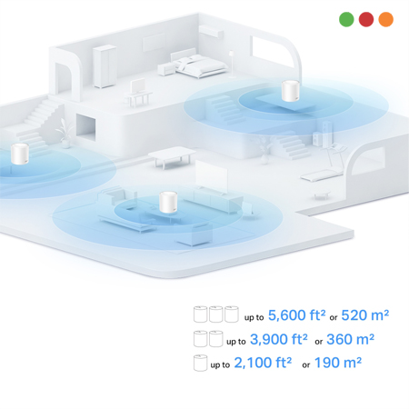 Red Inal - Deco X10 Mesh AX 1500 | Pack x 1 | WIFI 6 | TP-LINK - Imagen 4