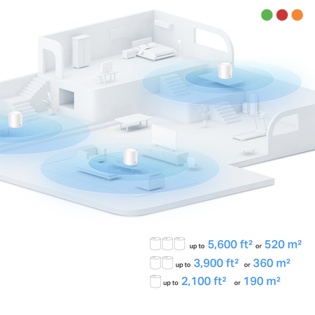 Red Inal - Deco X10 Mesh AX 1500 | Pack x 3 | WIFI 6 | TP-LINK - Imagen 4