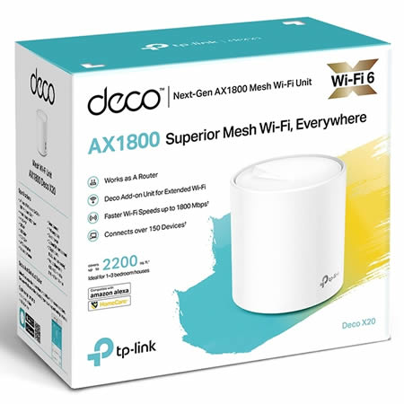 Red Inal - Deco X20 Mesh AX 1800 Dual Band x1 | TP-LINK - Imagen 2