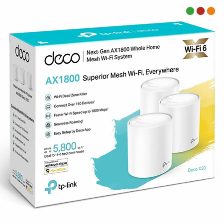 Red Inal - Deco X20 Mesh AX 1800 Dual Band x3 | TP-LINK - Imagen 2