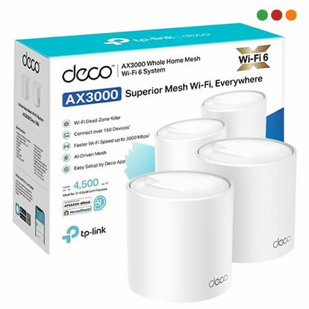Red Inal - Deco X50 Mesh AX 3000 | Pack x2 | Mesh | Wifi | TP-LINK - Imagen 4