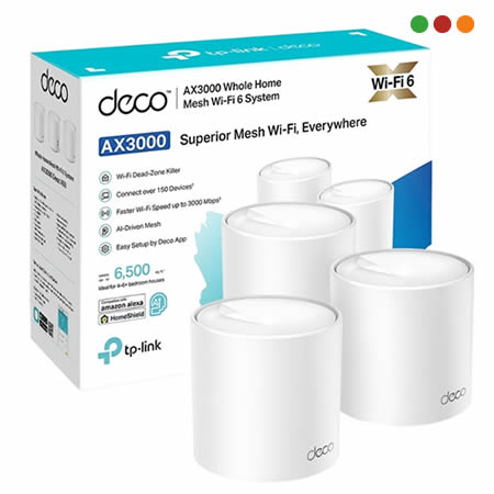 Red Inal - Deco X50 Mesh AX 3000 | Pack x3 | Mesh | Wifi | TP-LINK - Imagen 4