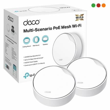Red Inal - Deco X50 Mesh AX 3000 | PoE | Pack x2 | Mesh | TP-LINK - Imagen 4