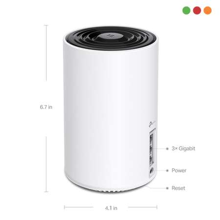 Red Inal - Deco XE75 Mesh AXE 5400 | Pack x 1 | WIFI 6E |TP-LINK - Imagen 2