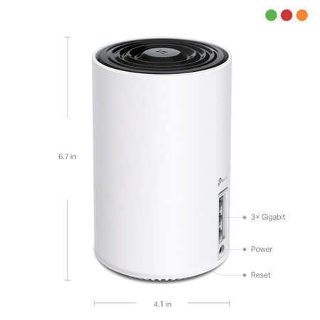Red Inal - Deco XE75 Mesh AXE 5400 | Pack x 2 | WIFI 6E |TP-LINK - Imagen 3