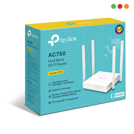 Red Inal - Router Archer C24 AC750 Dual Band | TP-LINK - Imagen 4