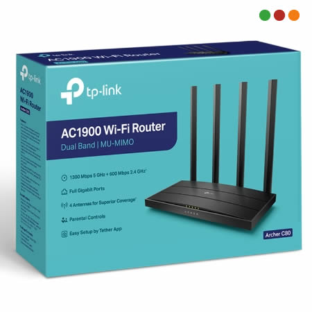 Red Inal - Router Archer C80 AC 1900 DualBand Giga | TP-LINK - Imagen 4