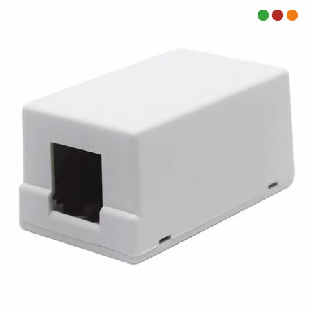 Roseta Exterior RJ Simple Sin Jack RJ45 | Anbyte