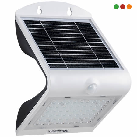 SOLAR - FAROL LED PARED / 2 Noches / ASI 500 Im DUAL COLOR cal-fri | INTELBRAS