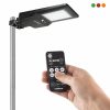 SOLAR - FAROL LED PARED o COLUMNA / C. Remoto / 4800 lm / LSI 4800 - INTELBRAS