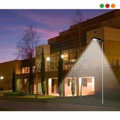 SOLAR - FAROL LED PARED o COLUMNA / C. Remoto / 4800 lm / LSI 4800 - INTELBRAS