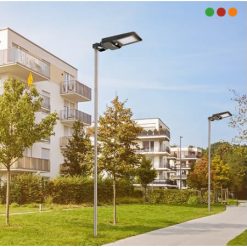 SOLAR - FAROL LED PARED o COLUMNA / C. Remoto / 4800 lm / LSI 4800 - INTELBRAS