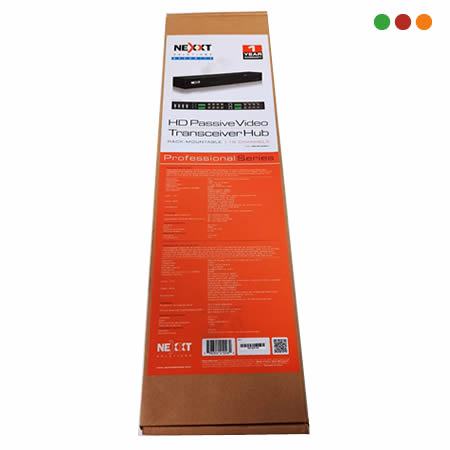 Seg. CCTV | Balun Power BALUNERA Rackeable 16p | Nexxt | Gtia de Funcionamiento - Imagen 3