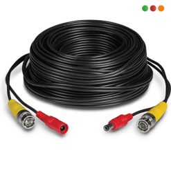 Seg. CCTV | Cable BNC p/camaras HD 20 mts DC+VIDEO EXTERIOR - Anbyte
