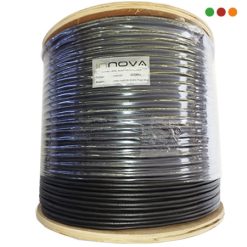Seg. CCTV | Cable Coaxial RG59 98% | 2x0,5mm2 | 305 mts (vaina negra) 1120/59p