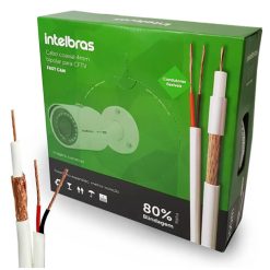 Seg. CCTV | Cable Coaxial RG / Bipolar 4mm + 2X26 AWG FC80CBR - 100m - INTELBRAS