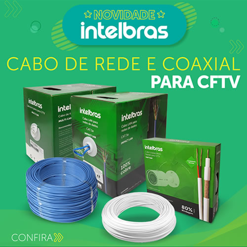 Seg. CCTV | Cable Coaxial RG / Bipolar 4mm + 2X26 AWG FC80CBR - 100m - INTELBRAS - Imagen 2