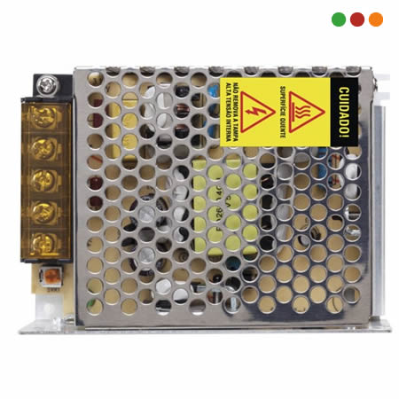 Seg. CCTV | Fuente AC/DC 15 A / 12v | METALICA | EFM 1215 - Intelbras - Imagen 4
