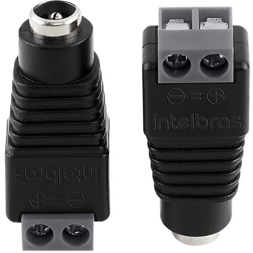 Seg. CCTV | Conector National Hembra P4 /12v x 10 unidades | INTELBRAS