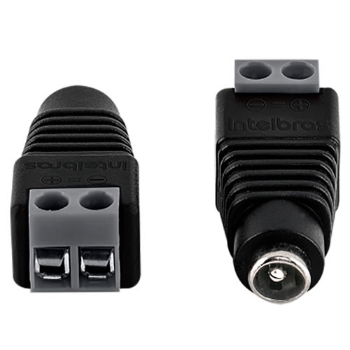 Seg. CCTV | Conector National Hembra P4 /12v x 10 unidades | INTELBRAS - Imagen 2
