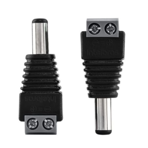Seg. CCTV | Conector National Macho P4 /12v x 10 unidades | INTELBRAS