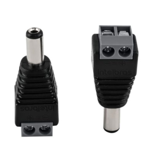 Seg. CCTV | Conector National Macho P4 /12v x 10 unidades | INTELBRAS - Imagen 2