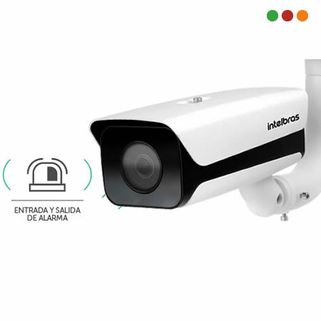 Seg. IP | Camara Bullet 2MP - LPR MATRICULAS - VIP 7250 LPR IA FT G2 - INTELBRAS - Imagen 2