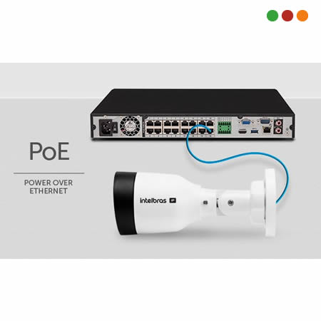 Seg. IP | Camara Bullet 2MP - VIP 1220 B FULL COLOR | 3,6 | PoE INTELBRAS - Imagen 4