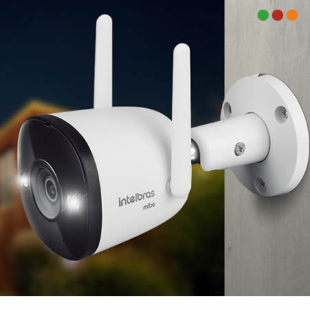 Seg. IP | Camara Wifi Cloud MIBO IM5+ Exterior FULL COLOR - INTELBRAS - Imagen 2