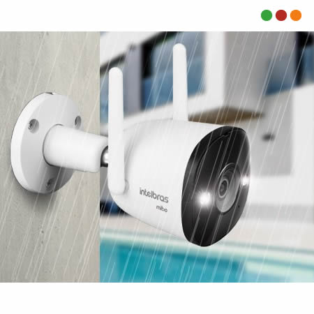 Seg. IP | Camara Wifi Cloud MIBO IM5+ Exterior FULL COLOR - INTELBRAS - Imagen 3