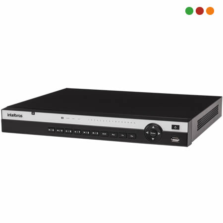 Seg. IP | NVR - NVD 16 Canales - NVD 3316 PLUS / Full HD / 2 HD | INTELBRAS