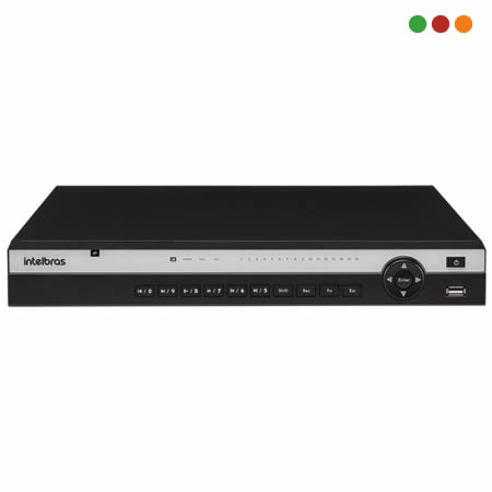Seg. IP | NVR - NVD 16 Canales - NVD 3316 PLUS / Full HD / 2 HD | INTELBRAS - Imagen 2