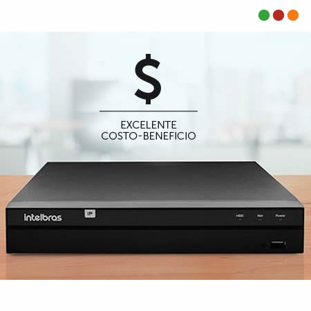 Seg. IP | NVR - NVD 8 Canales - NVD 1408 | 4K 8ch x 30 FPS - INTELBRAS - Imagen 2