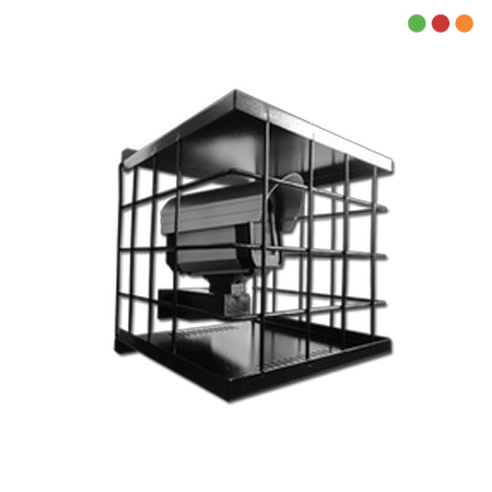 Seg. Rejilla / Protector de ACERO p/CCTV 20x20x20 | Negra | 3426- PROTECTM - Imagen 3