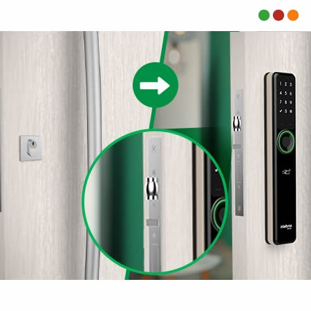 Smart Home | Cerradura S/Pestillo | Tag/Huella/Llave/App IFR 7001 IZY- Intelbras - Imagen 3
