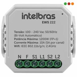 Smart Home | Controlador SMART WiFi | 2 Interruptores | EWS 222 IZY - Intelbras