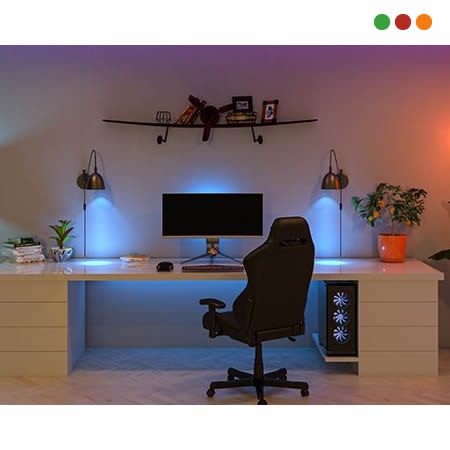 Smart Home | Lampara LED WiFi SMART | 10 Watts | RGB | EWS 410 IZY - Intelbras - Imagen 3
