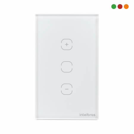 Smart Home | Llave de Luz TOUCH DIMMER Wifi | EWS 1101 IZY | BLANCA - INTELBRAS