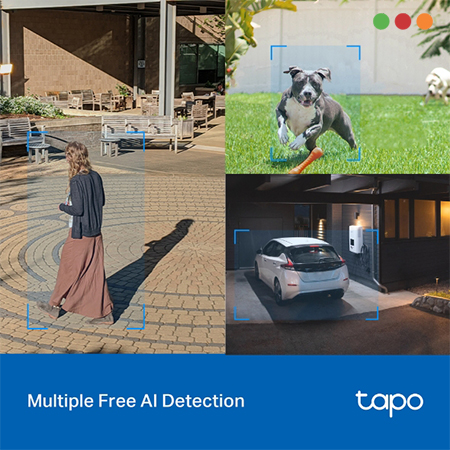 Smart Home | TAPO | Camara | 2K PTZ | SD | IP65 | Audio | AI | C520WS - TP-LINK - Imagen 3