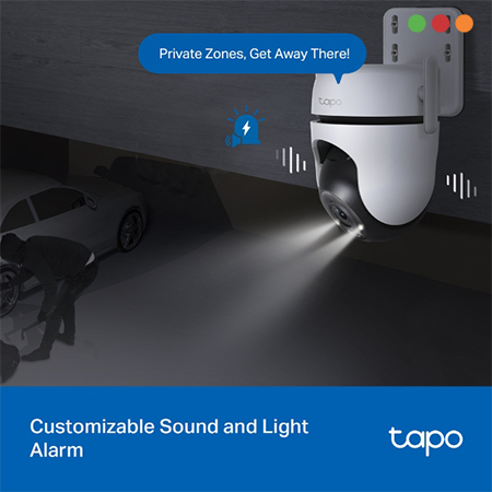 Smart Home | TAPO | Camara | 2K PTZ | SD | IP65 | Audio | AI | C520WS - TP-LINK - Imagen 4