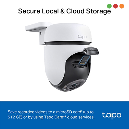 Smart Home | TAPO | Camara | 2K PTZ | SD | IP65 | Audio | C510W - TP-LINK - Imagen 2