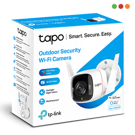 Smart Home | TAPO | Camara | 3 MP Bullet Full Color | C320WS - TP-LINK - Imagen 4