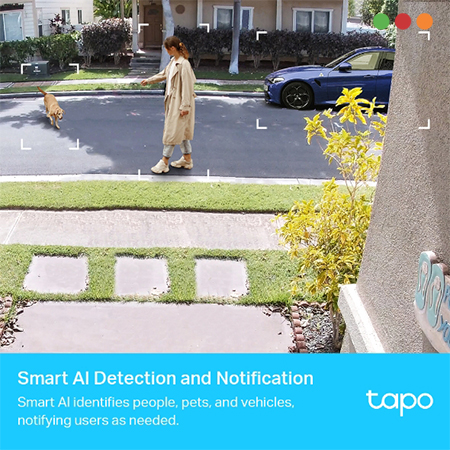 Smart Home | TAPO | Camara a bateria y HUB| 2 MP | Pack x 1 | C420S1- TP-LINK - Imagen 4