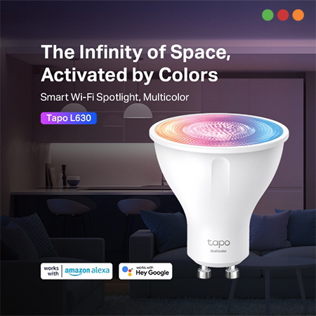 Smart Home | TAPO | Dicroica LED WiFi | 3,7 Watts | RGB | GU10 | L630 | TP-LINK - Imagen 2