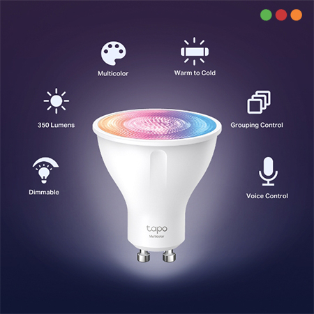 Smart Home | TAPO | Dicroica LED WiFi | 3,7 Watts | RGB | GU10 | L630 | TP-LINK - Imagen 3