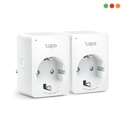 Smart Home | TAPO | Enchufe inteligente | Schuko | Pack x 2 | P100 - TP-LINK