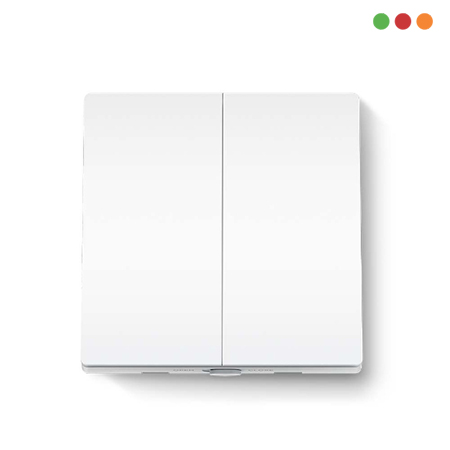 Smart Home | TAPO | Llave de Luz INTELIGENTE | 2 Teclas | WiFi | S220 - TP-LINK