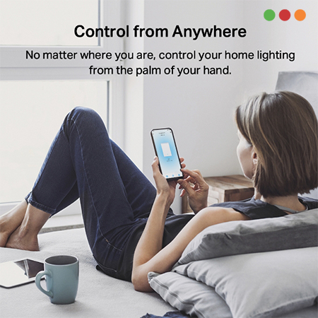 Smart Home | TAPO | Llave de Luz INTELIGENTE | 2 Teclas | WiFi | S220 - TP-LINK - Imagen 3